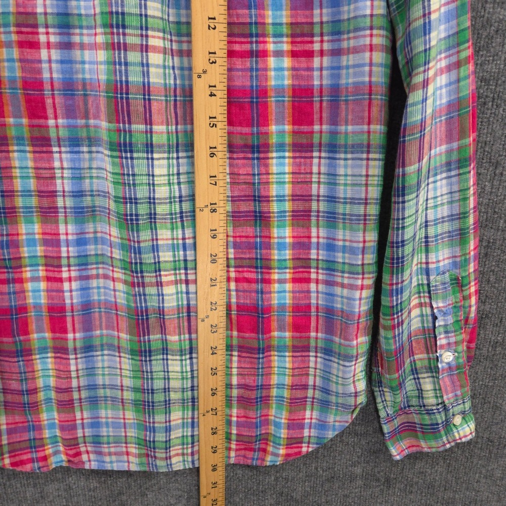 Ralph Lauren Multicolor Plaid Button-Down Shirt - Picture 5 of 7